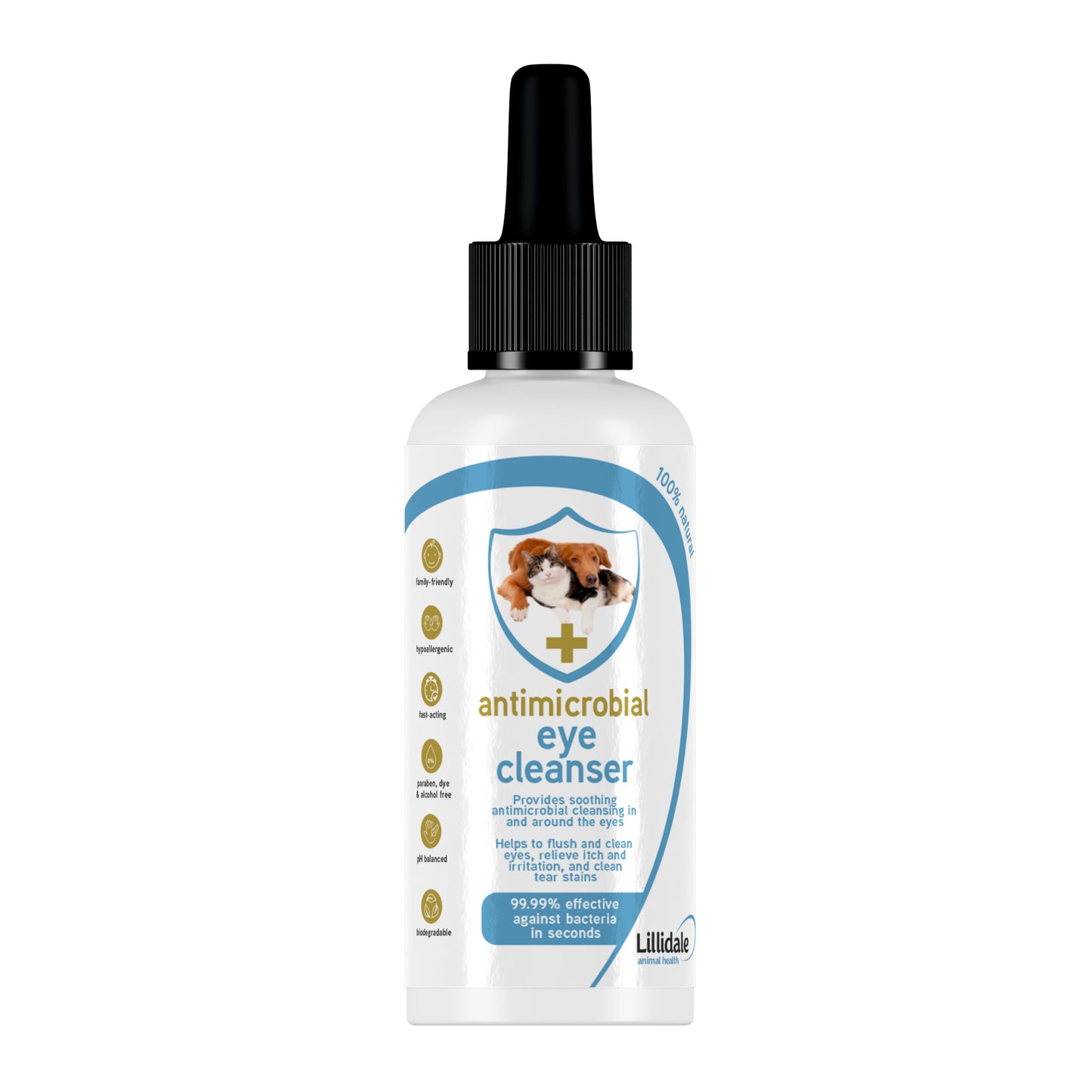 Lillidale HOCl Eye Cleanser for pets