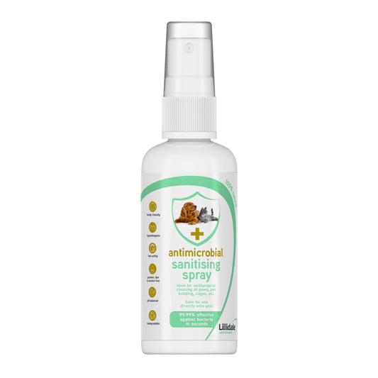 Lillidale HOCl Sanitising Spray for pet bedding, cages, cleaning of paws